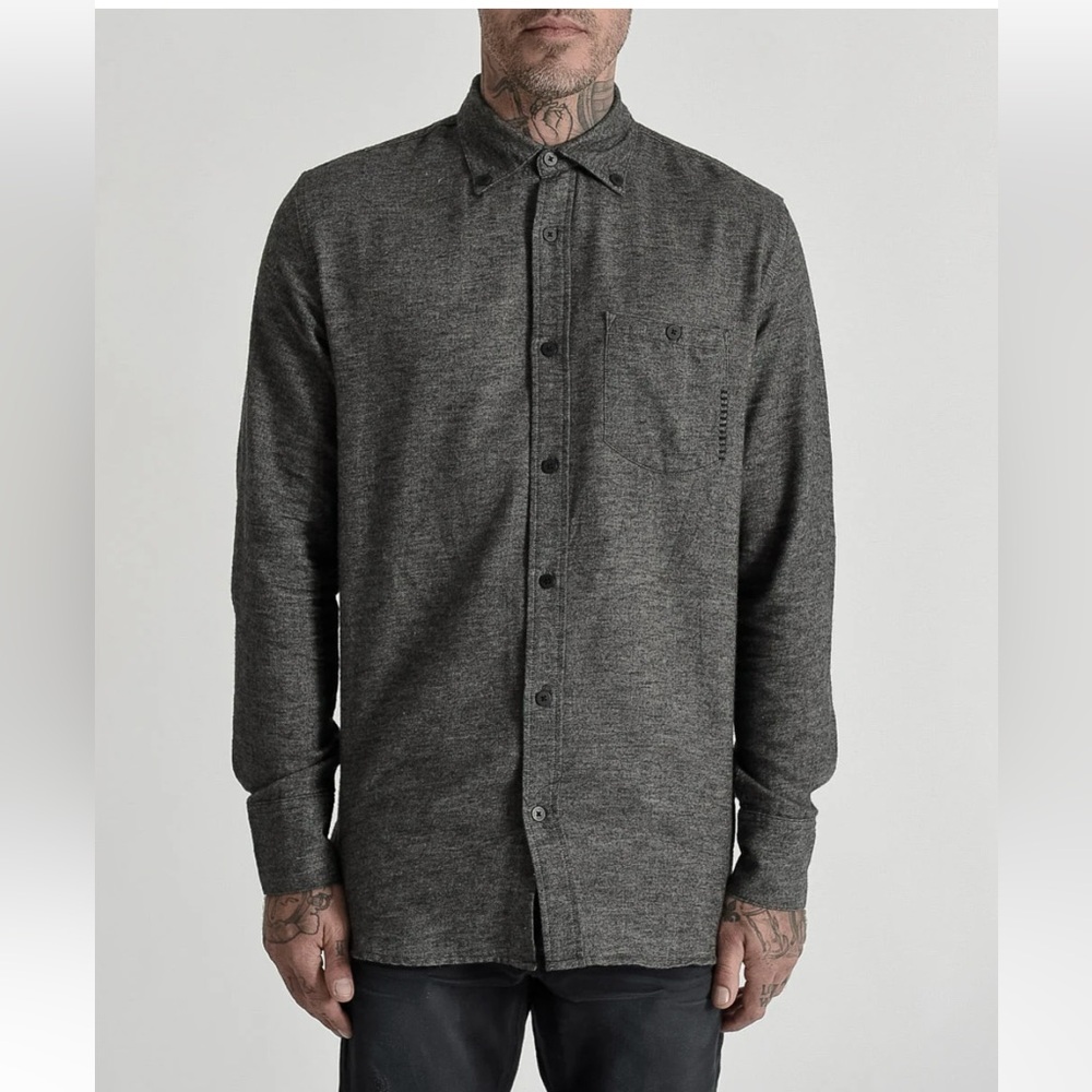 *NWT* One Teaspoon Blue Button-Down Shirt Men’s Medium Very Soft Long Sleeve